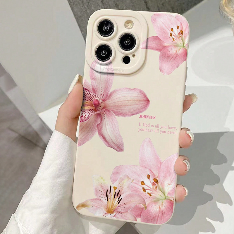 Blue Floral Painted Silicone I - огляд і ціна Phone Cases Unique