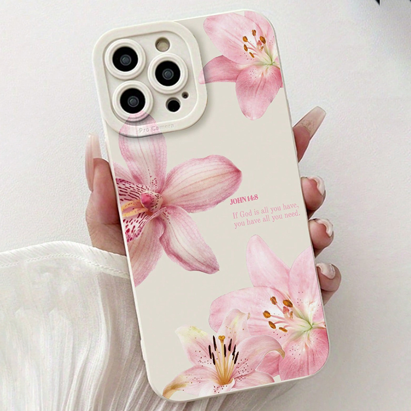 Blue Floral Painted Silicone I - огляд і ціна Phone Cases Unique