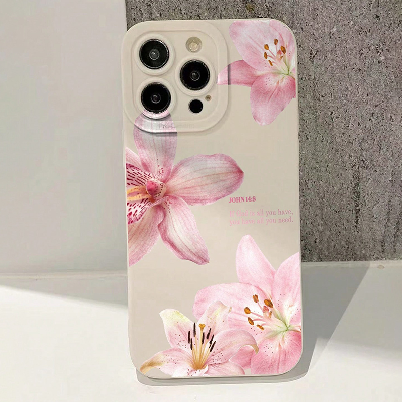 Blue Floral Painted Silicone I - огляд і ціна Phone Cases Unique