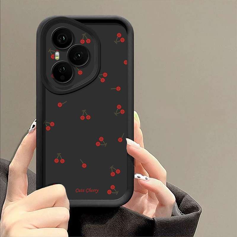 Mini Red Cherry Printed Soft T - огляд і ціна Phone Cases Honor