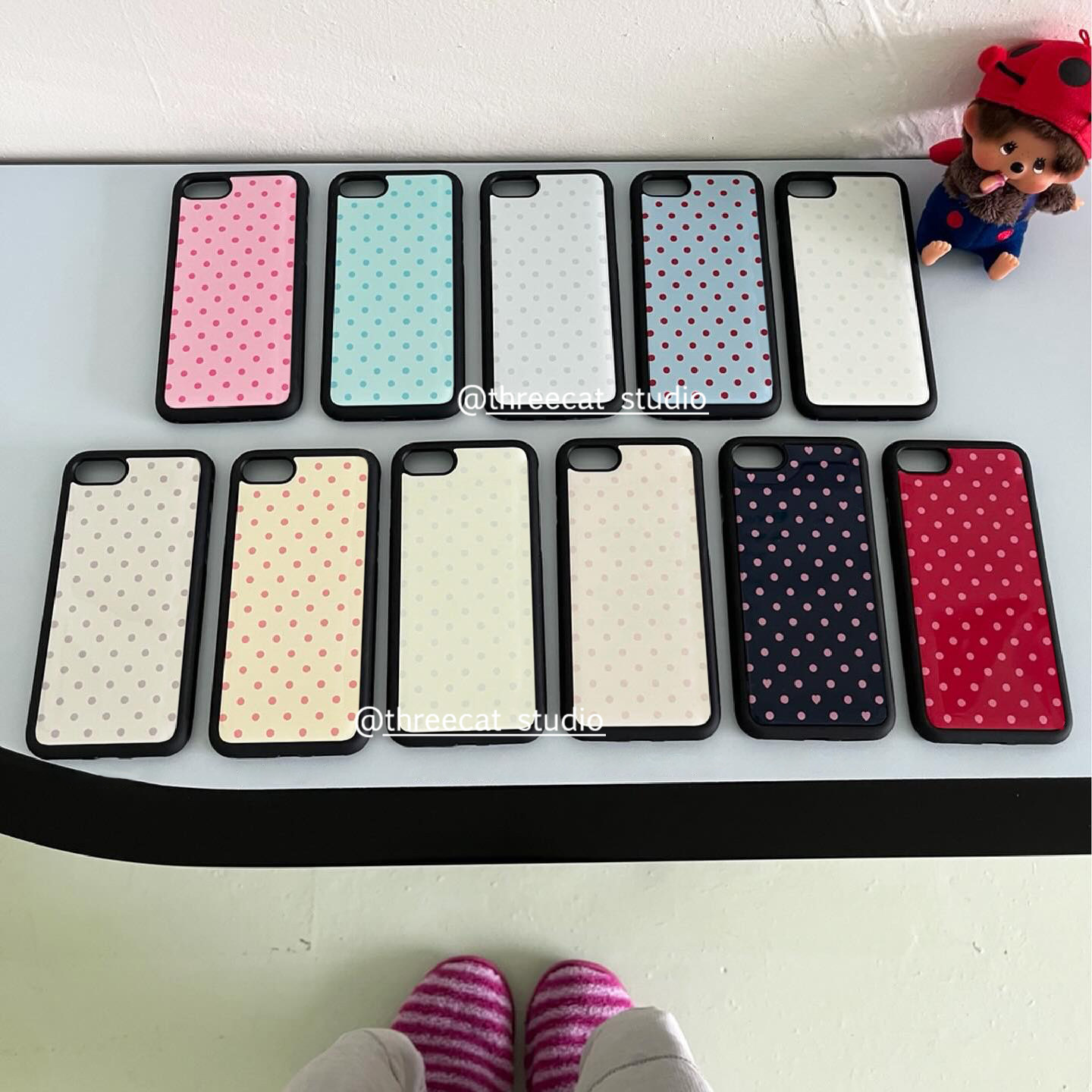Korean Ins Colorful Polka Dots - огляд і ціна Phone Cases Rugged