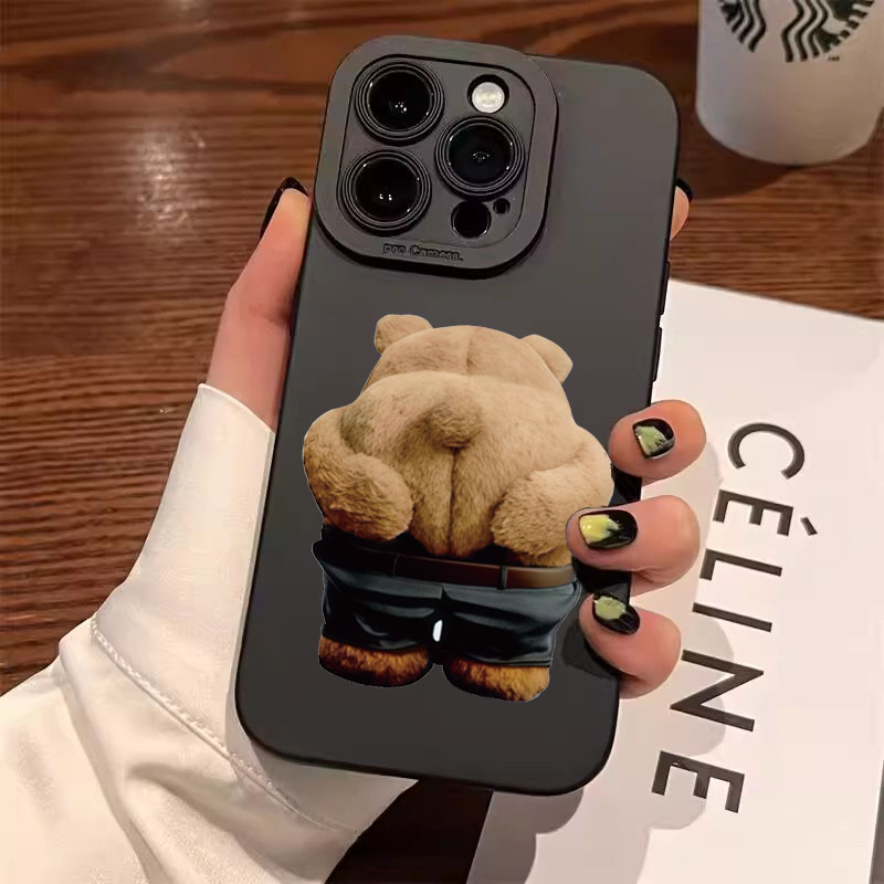 Funny Cool Bear Silicone Phone - огляд і ціна Phone Cases Rugged
