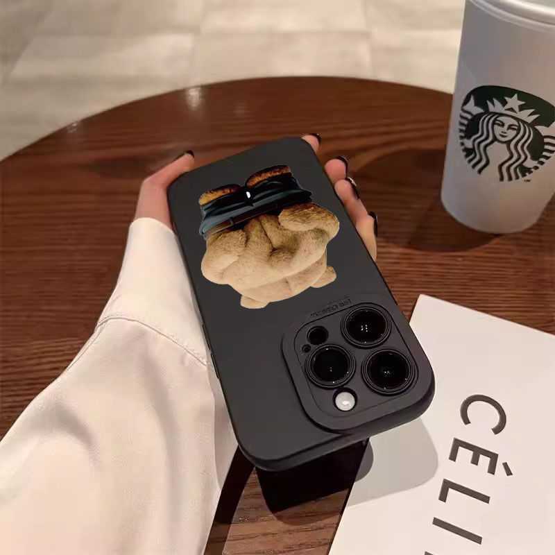 Funny Cool Bear Silicone Phone - огляд і ціна Phone Cases Rugged