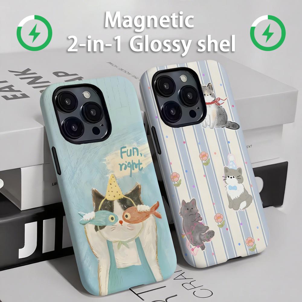 Cute cats and dogs  Phone Case - огляд і ціна Phone Cases Iphone 15 Pro Max