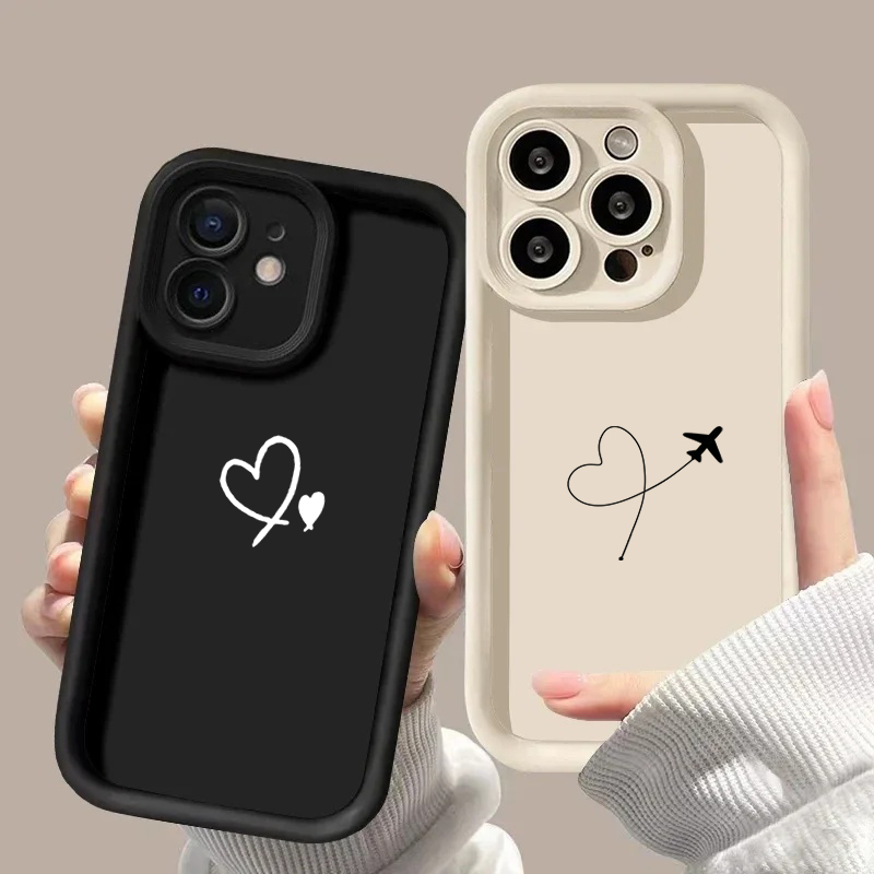 Airplane Route Love Heart Desi - огляд і ціна Phone Cases Motorola Edge 2025