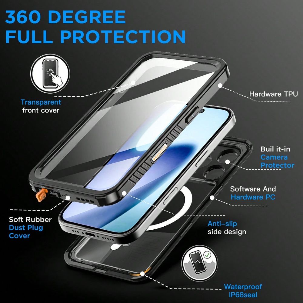 Phone Case IP68 Underwater Ful - огляд і ціна Phone Cases Heavy Duty