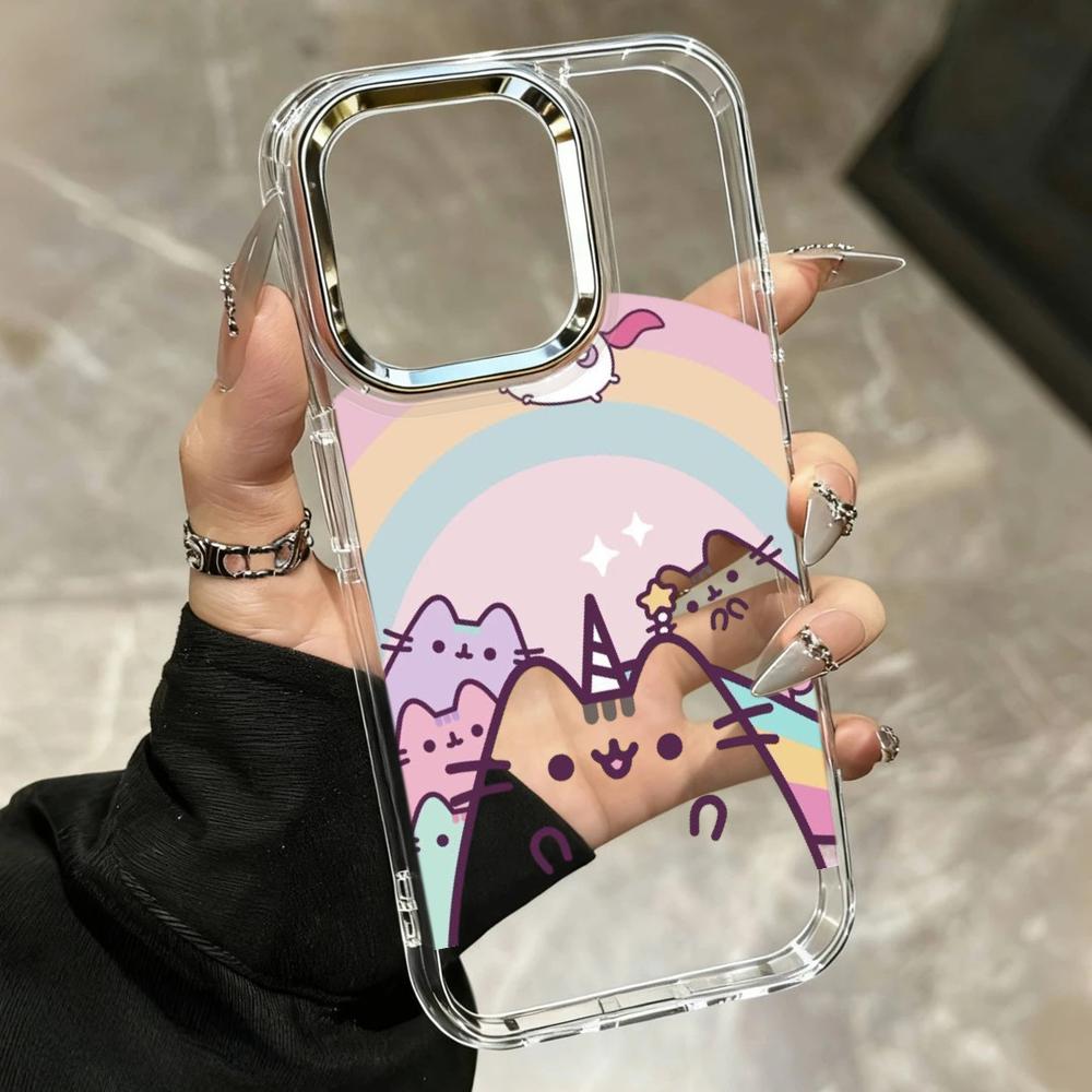 Cartoon Pusheen Cat Matte Tran - огляд і ціна Phone Cases Rugged