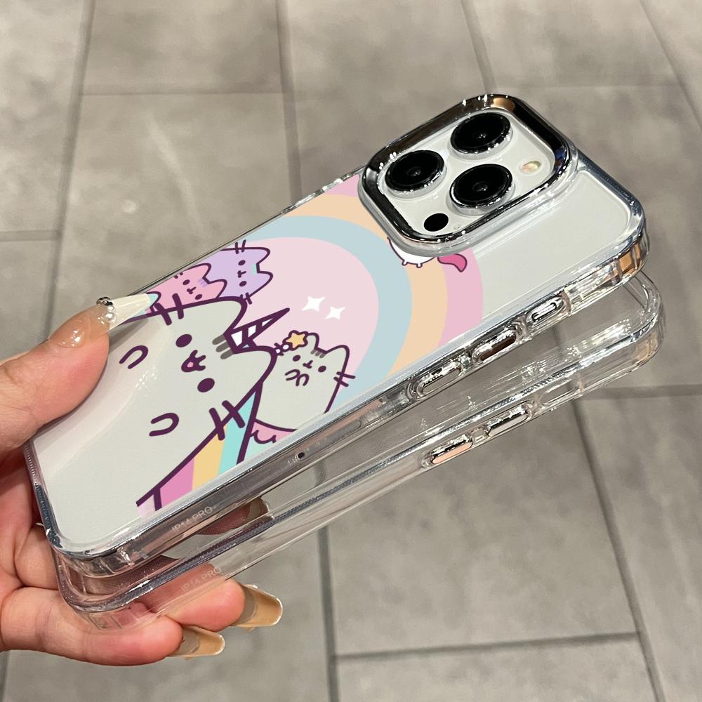 Cartoon Pusheen Cat Matte Tran - огляд і ціна Phone Cases Rugged